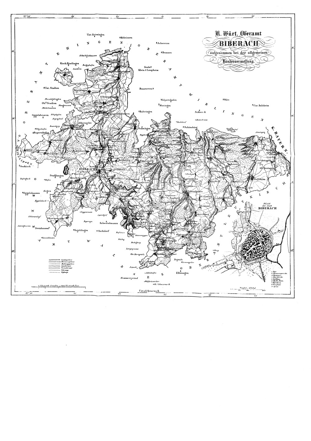 Karte Biberach